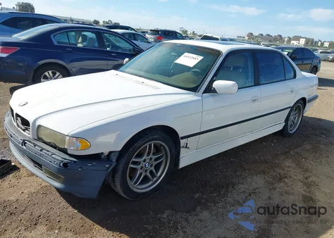 2000 BMW 740Il from USA, damaged, VIN WBAGH8344YDP14090